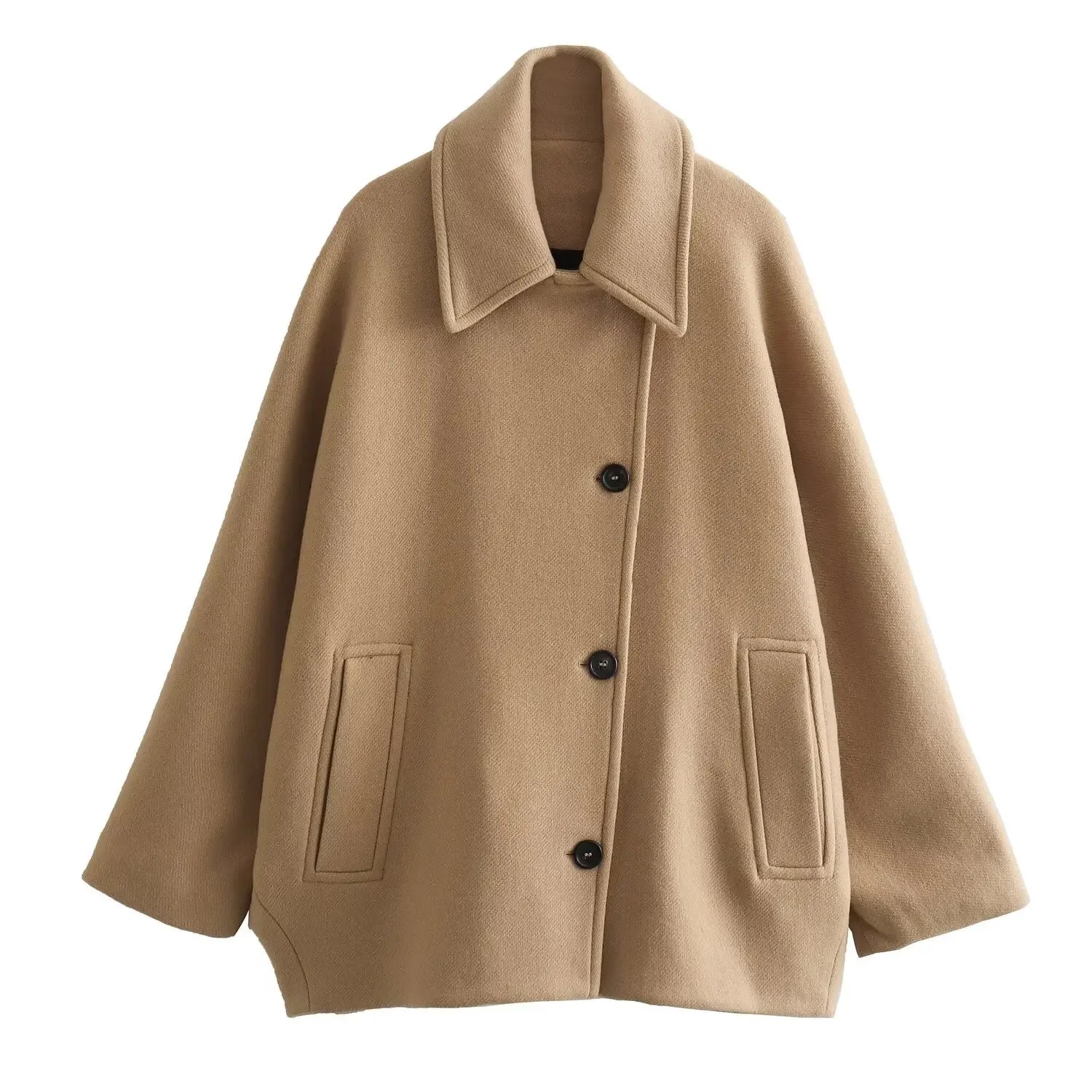 LILY - OVERSIZED WOOL COAT (SIZE TABLE)